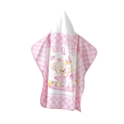 Toalla Con Capucha Bebé Döhler Velour 90 x 70 cm BABY OSO/UNICORNIO