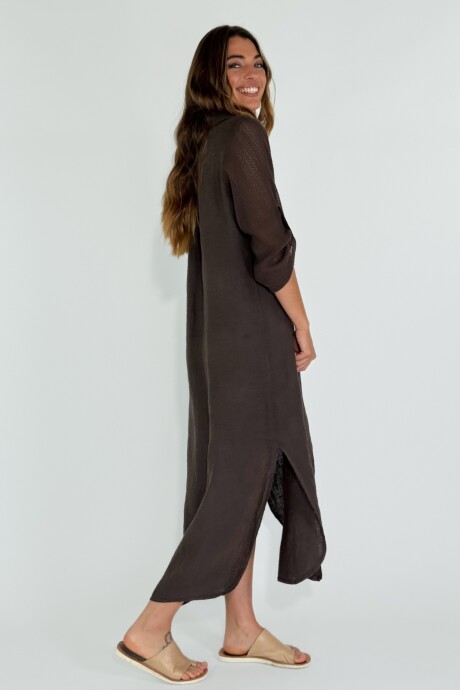 VESTIDO VENETO Chocolate