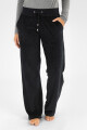Pantalon velour Negro