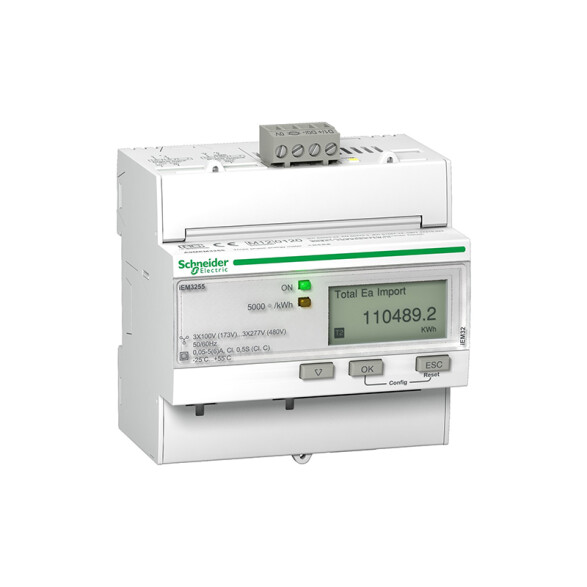 Medidor energía p/trafo 1A/5A TC 3x230V / 3x380V+N MG1096