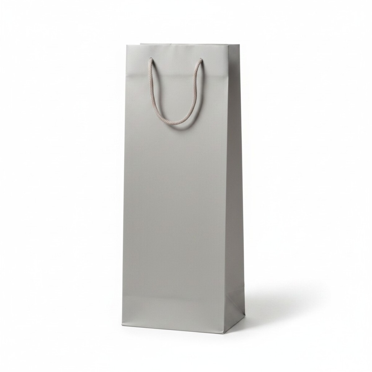 Bolsa de Papel Para Botella Lisas - Plateado 