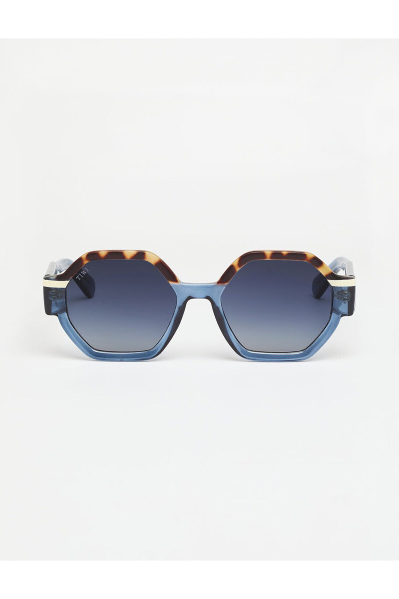 Lentes Tiwi Valette - Rubber Tricolor Green Tortoise/blue/beige 