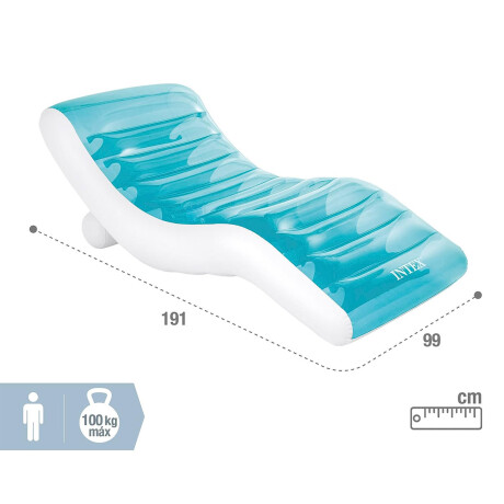 Sillón Colchoneta Intex Inflable P/ Piscina Playa Inx056874
