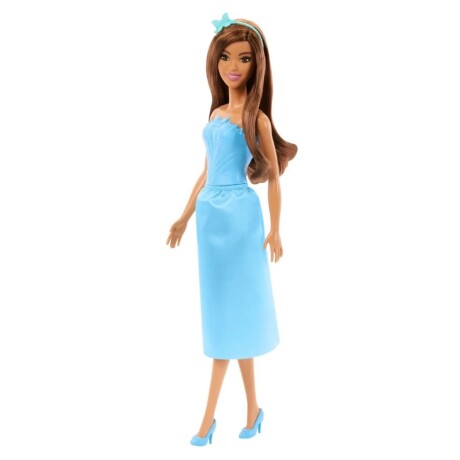 Muñeca Barbie Princesas Castaña 001