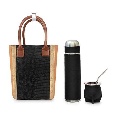 Kit Matero Light Year Croco Negro Con Negro Urbano