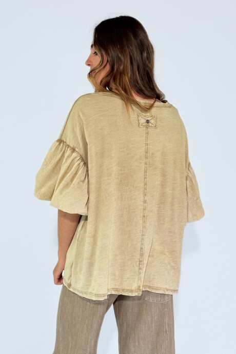 REMERA ISOLA Beige