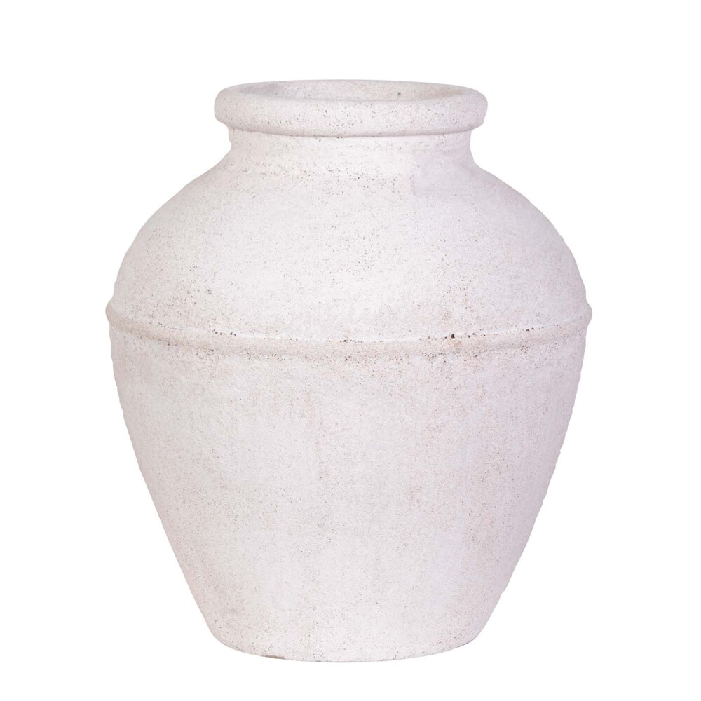JARRÓN GENTONG CERAMICA NATURAL-BEIGE 33.171.092, CREMA