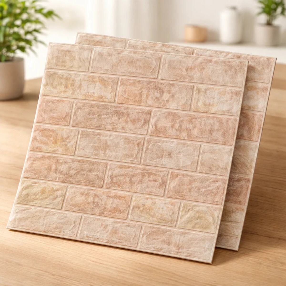 Placas adhesivas 3D con diferentes texturas y colores. Precio x 10 unidades - Piedra 4 