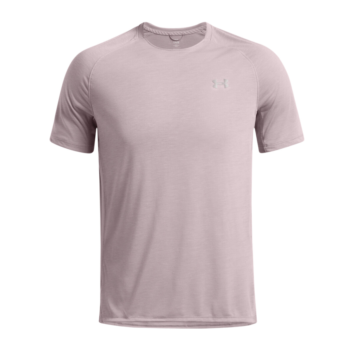 UA TRAIL RUN SHORTSLEEVE-GRN - GRY-015 