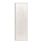 CUADRO 90x30cm MARCO HOJA BLANCO Y NEGRO 1 CUADRO 90x30cm MARCO HOJA BLANCO Y NEGRO 1