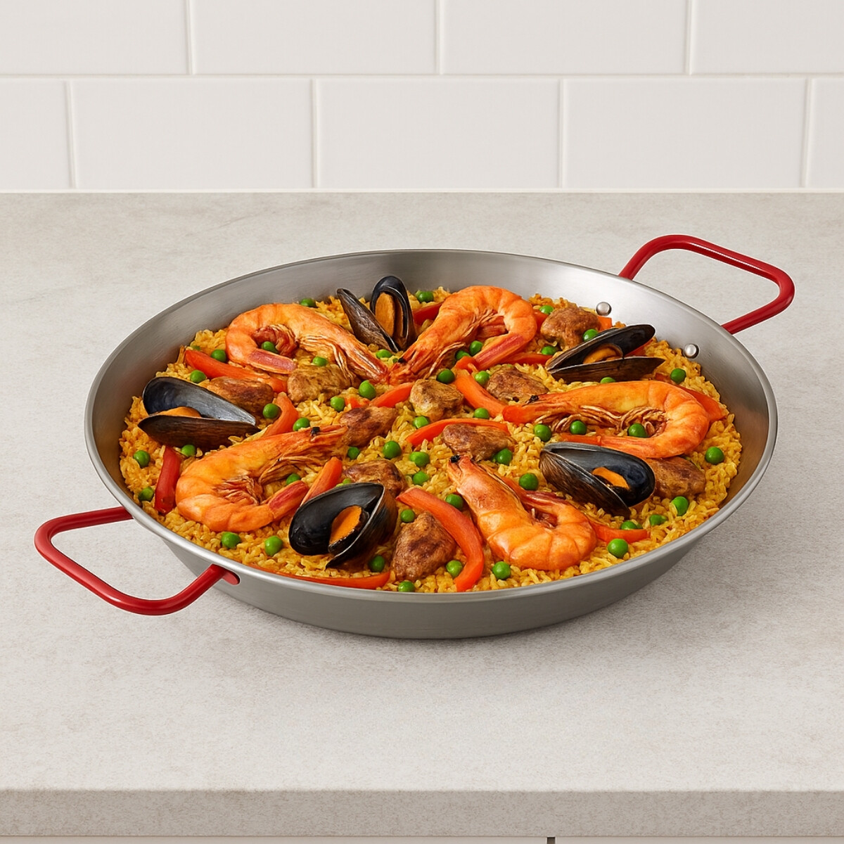 Paellera de Hierro 36cm. 7 porciones 