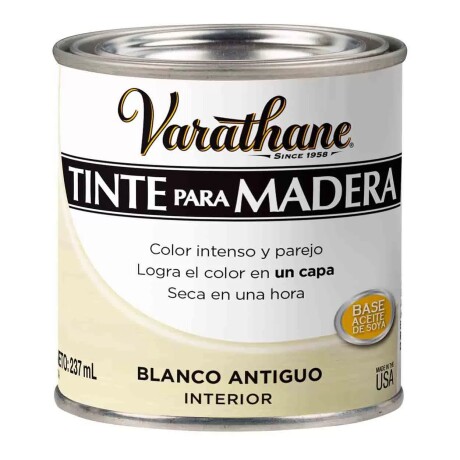 Tinta Para Madera 237ML Blanco antiguo Varathane