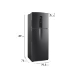 Heladera Electrolux No Frost 508 Lts Black