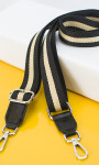 CORREA GALON PARA CARTERA NEGRO CON NUEZ