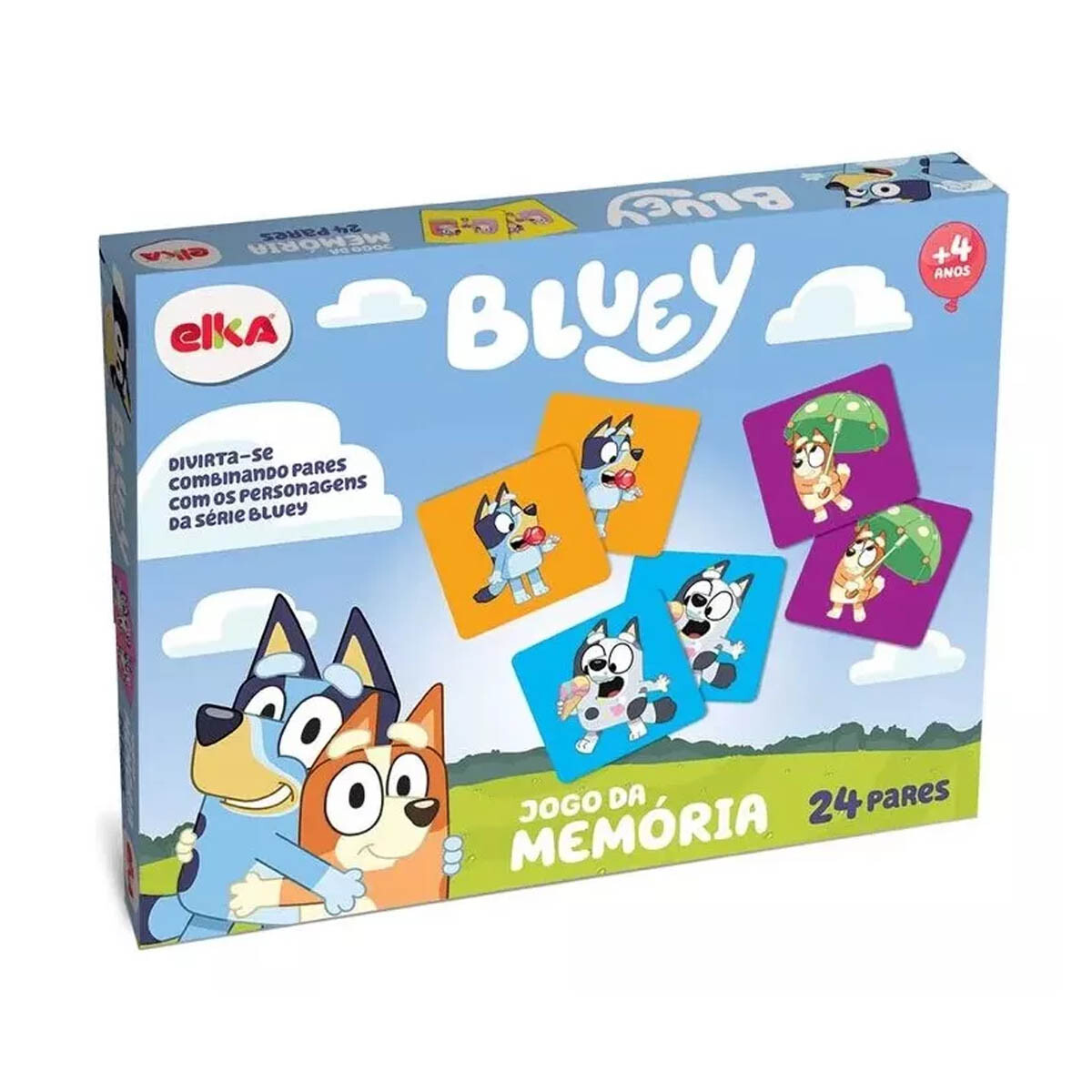 Juego De Memoria Bluey 