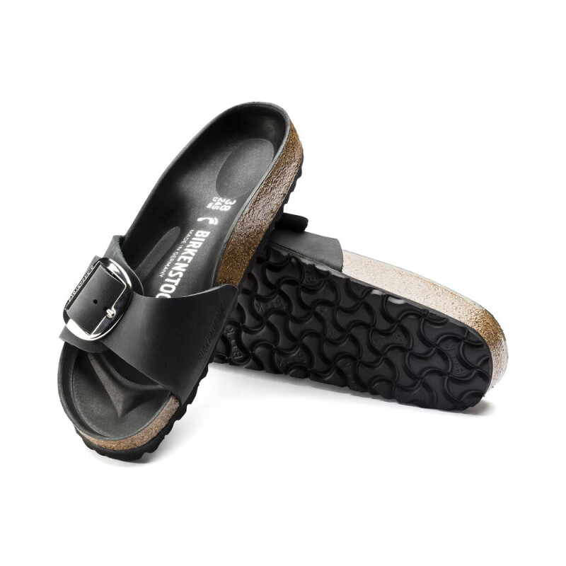 Sandalias Birkenstock Madrid Big Buckle - Negro Sandalias Birkenstock Madrid Big Buckle - Negro
