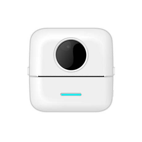 Mini Impresora Térmica Portátil BT Para Android o iOS Blanco