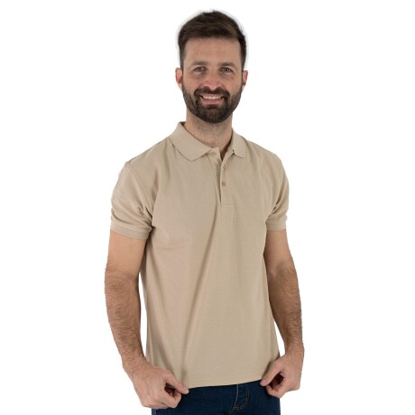 Remera Polo Premium Beige
