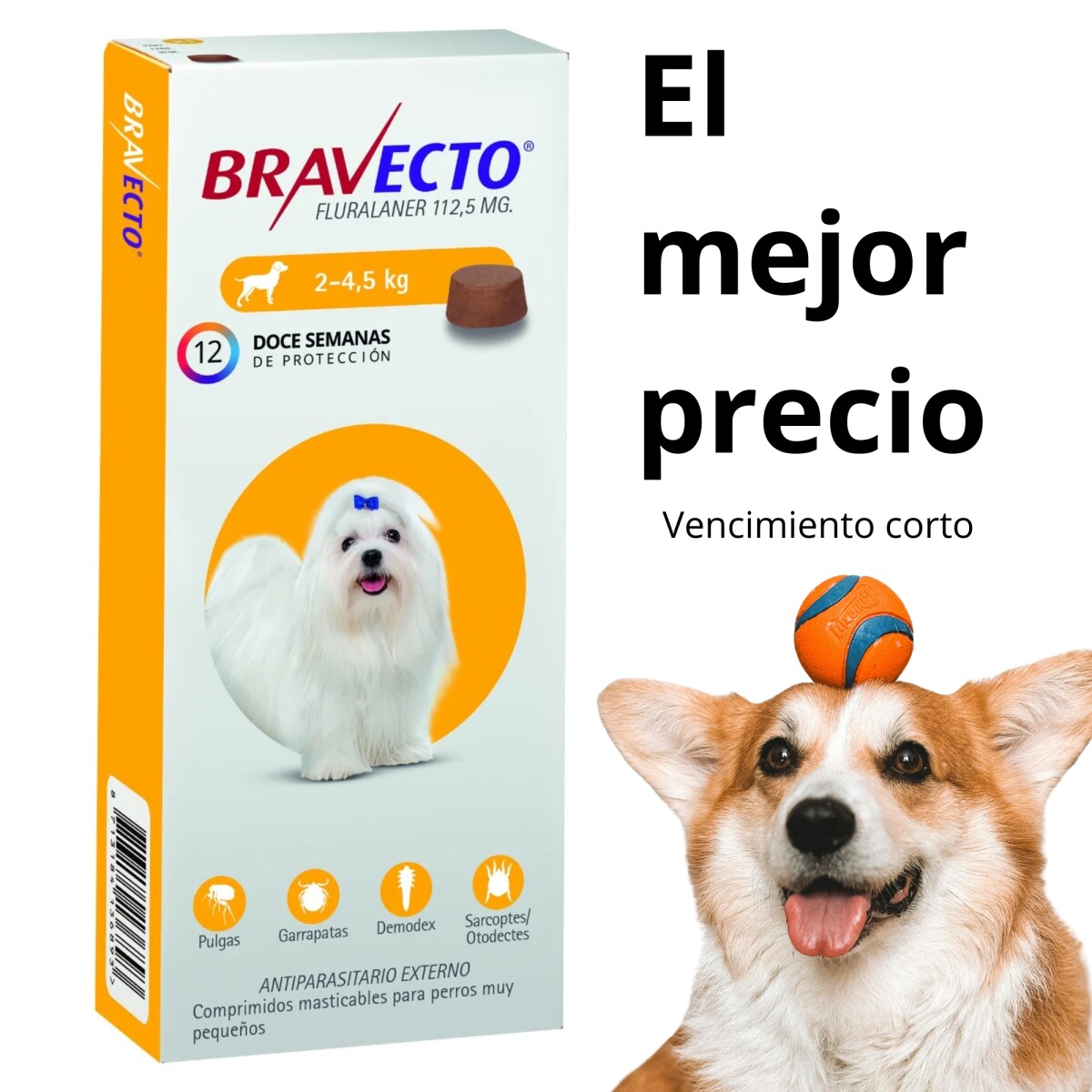 Bravecto 2 - 4.5 Kg 