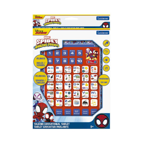 Tablet Educativa Bilingüe Digital Lexibook Spiderman