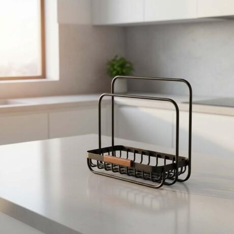 ORGANIZADOR COCINA NEGRO METAL SOC-0001