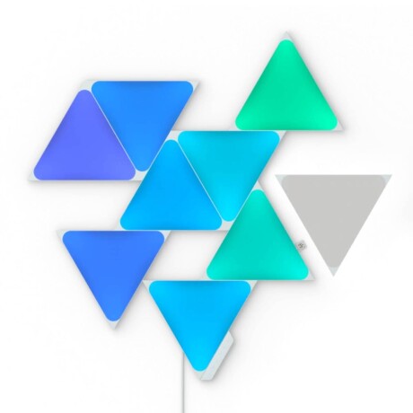Kit de 9 Luz Led NanoLeaf Triangular RGB Smart Kit de 9 Luz Led NanoLeaf Triangular RGB Smart