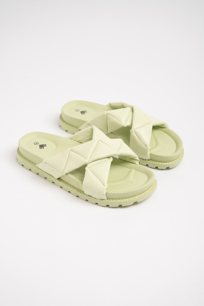 Slipper Verde Pistacho