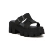 Sandalias Mujer Darkness Plataforma Negro-negro