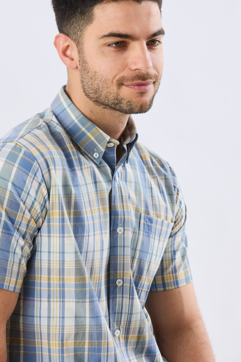 CAMISA SPORT CUADROS - Verde 