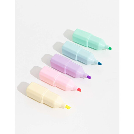 Set De Mini Resaltadores Combinacion Multicolor