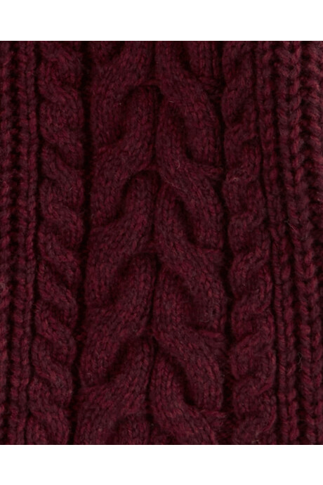 Campera de lana, con capucha, diseño colorblock Sin color