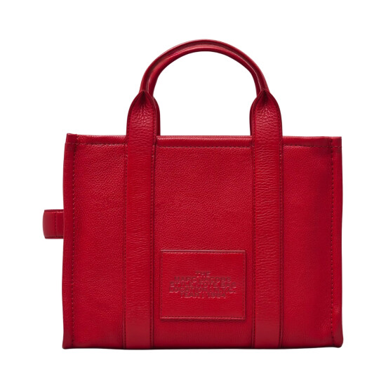 MARC JACOBS - THE LEATHER MEDIUM TOTE BAG Rojo