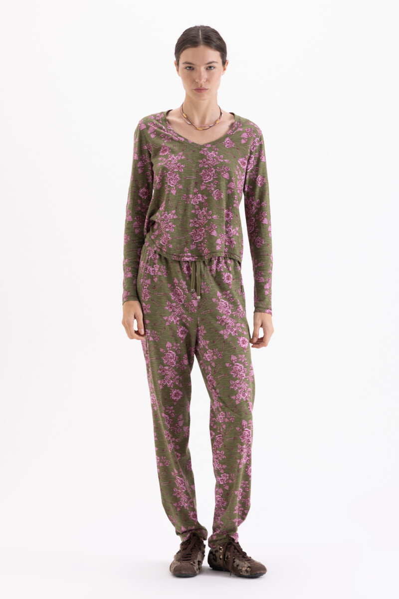 BABUCHA HALEY Verde Militar