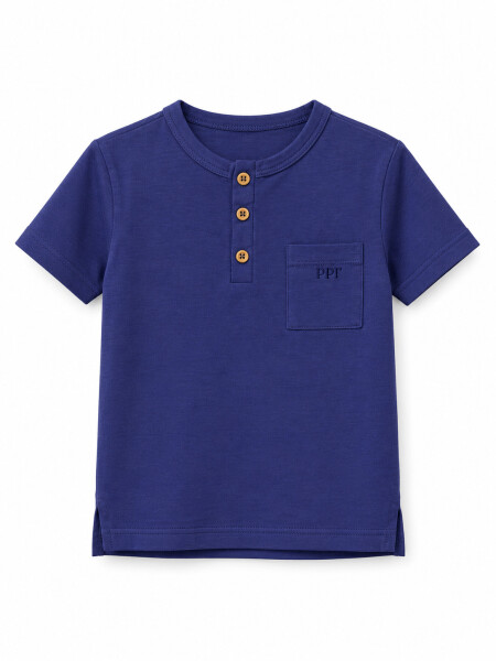 REMERA FELIPE BOY III AZUL OSCURO