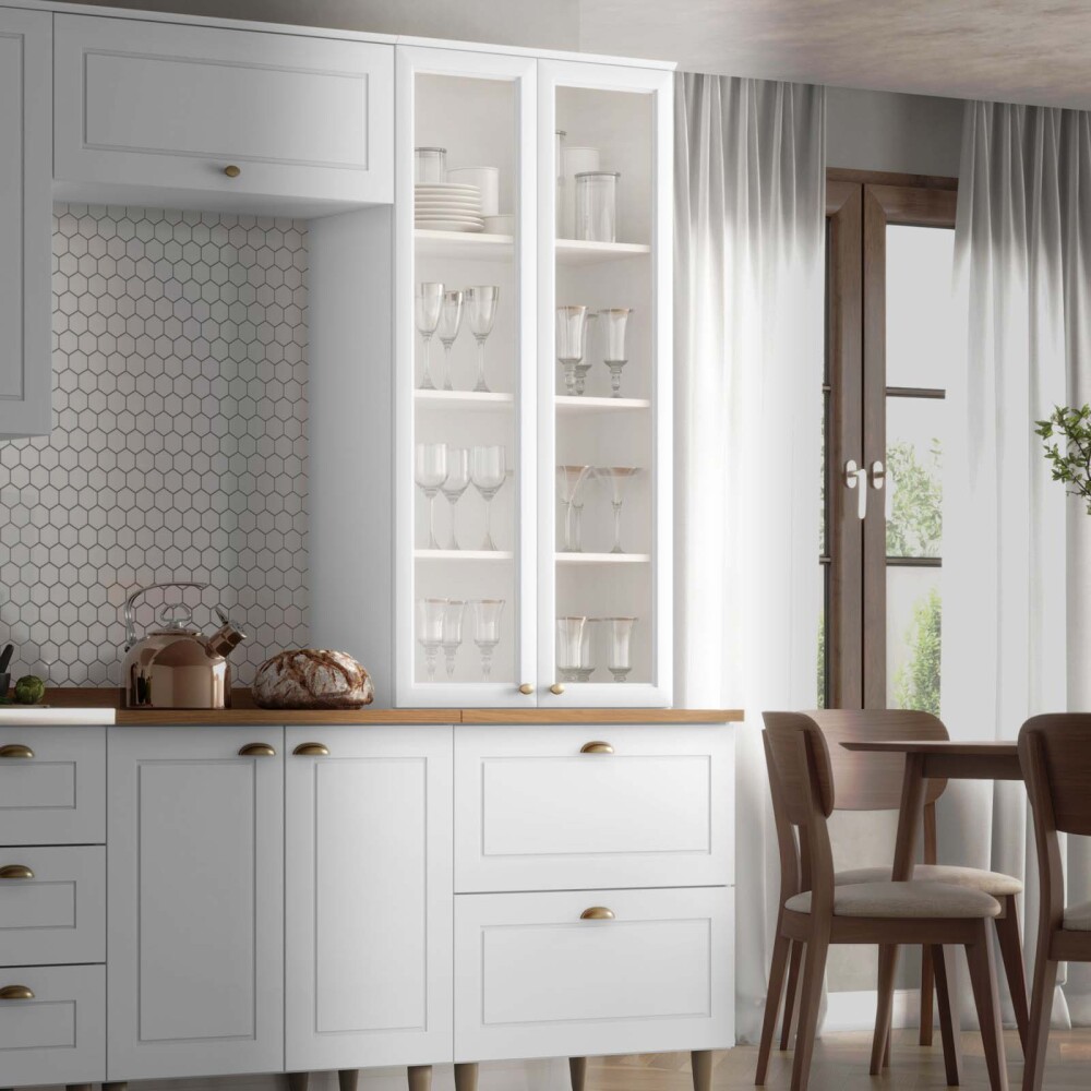 ARMARIO DE COCINA 72 CM MDF BLANCO AMERICANA