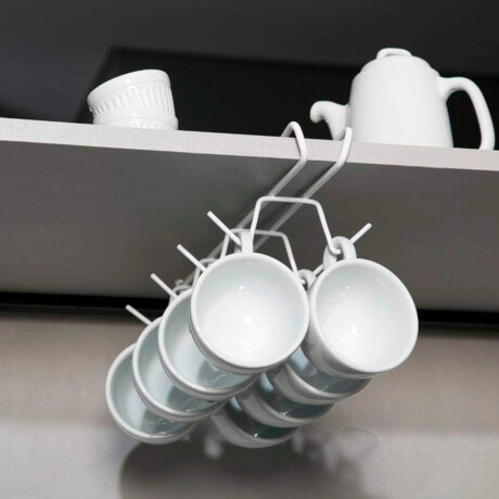 Soporte para tazas movible BLANCO