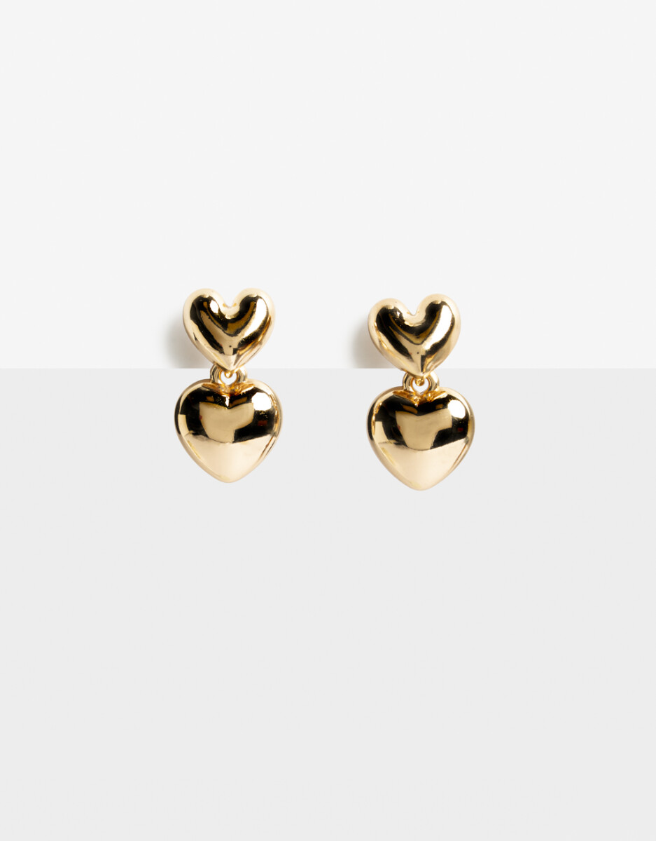 Aros Cortos Corazón Bold 