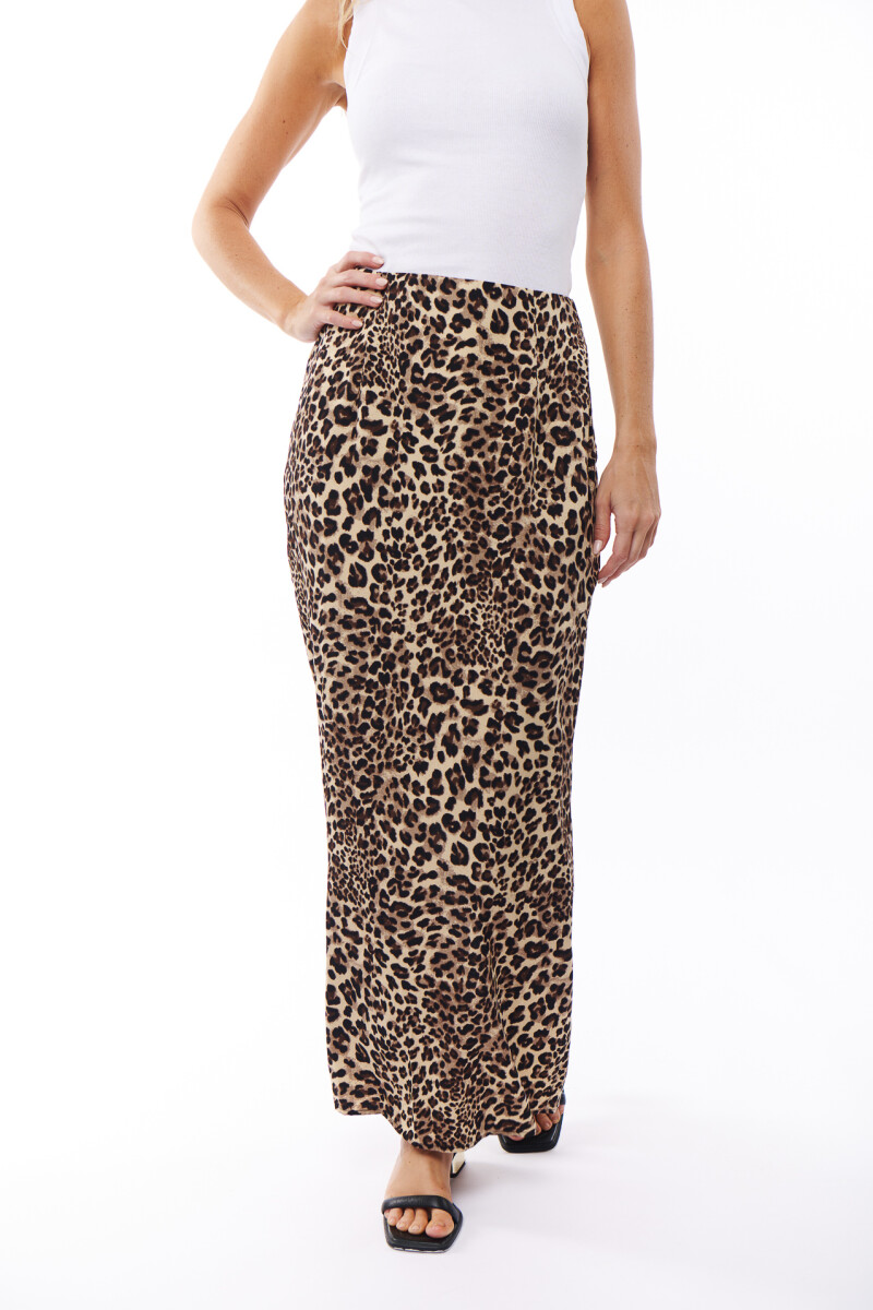 FALDA BRENDA ANIMAL PRINT