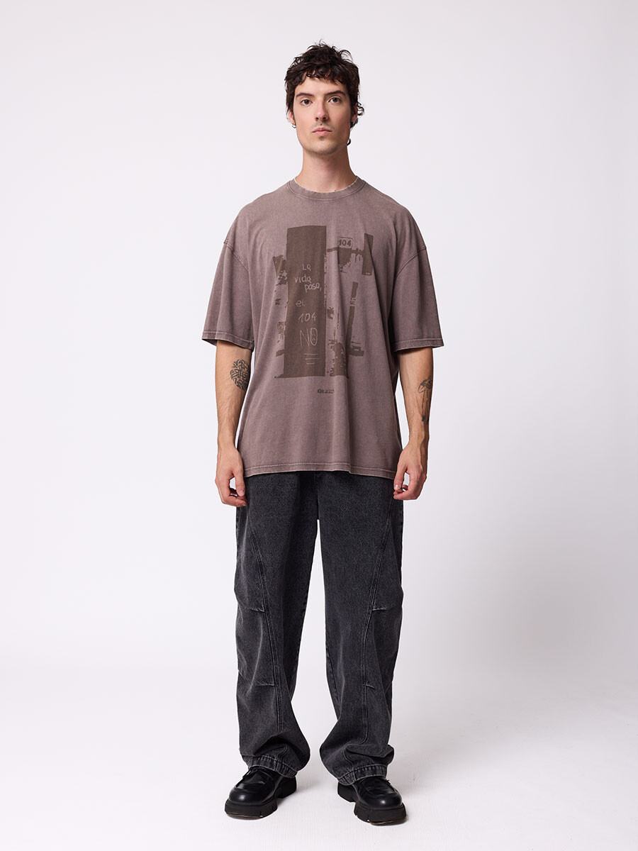 T-SHIRT RABLIM DIXIE Chocolate