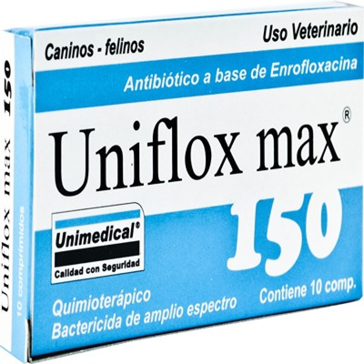 UNIFLOX MAX 10 COMPRIMIDOS 