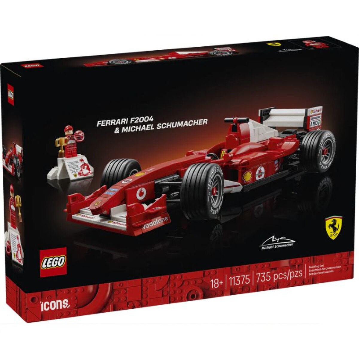 Lego Ferrari F2004 Y Michael Schumacher 2697 