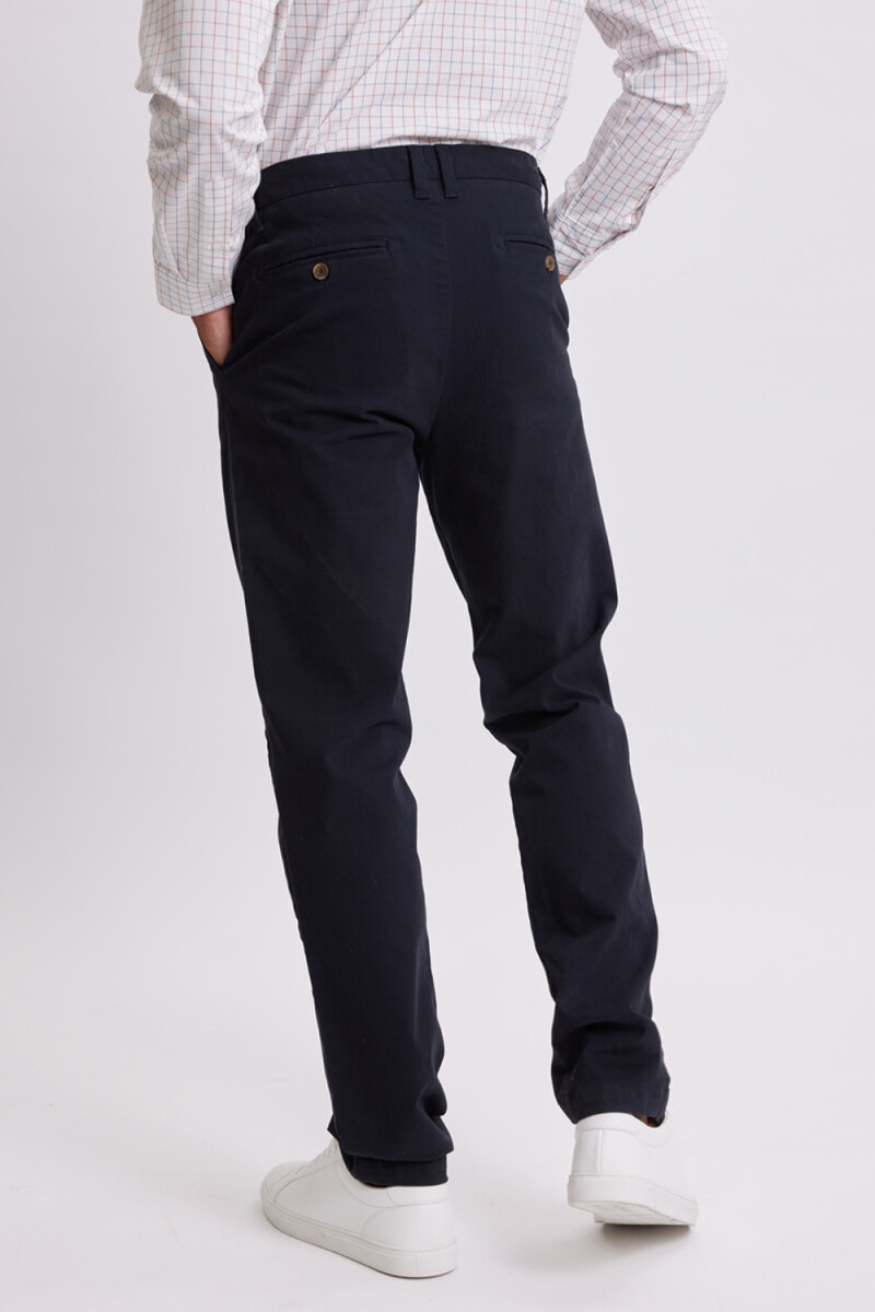 Pantalón chino Azul Marino