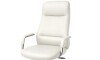Silla de oficina Cromada 4 Posiciones 90.5cm Blanco