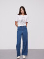 Pantalon Lenicete Azul Medio