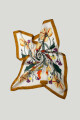 FOULARD FLORES NATURAL