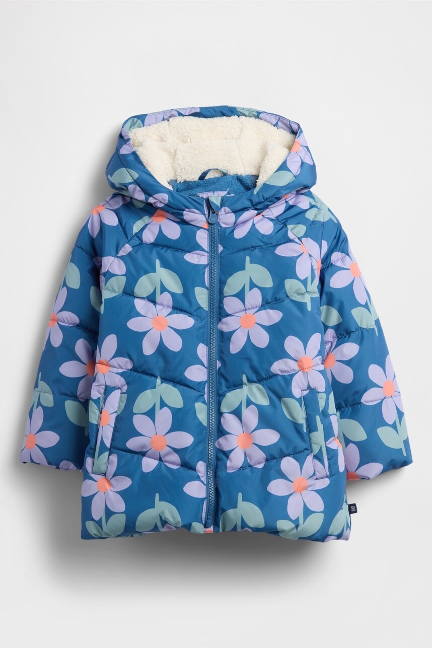 Campera Puffer Toddler Niña Cornflower829