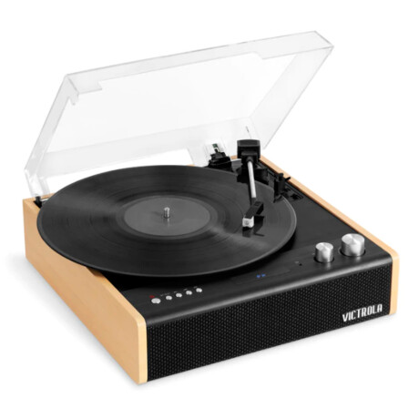 Tocadiscos Victrola Bluetooth Dual Parlantes Estéreo 001