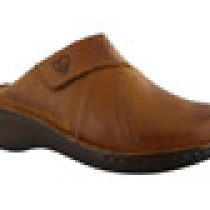 Zuecos de Mujer Lombardino Lexus Dama Marrón Coñac (Nobuk)