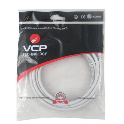 PATCH CORD CAT 6 1MT GRIS PATCH CORD CAT 6 1MT GRIS