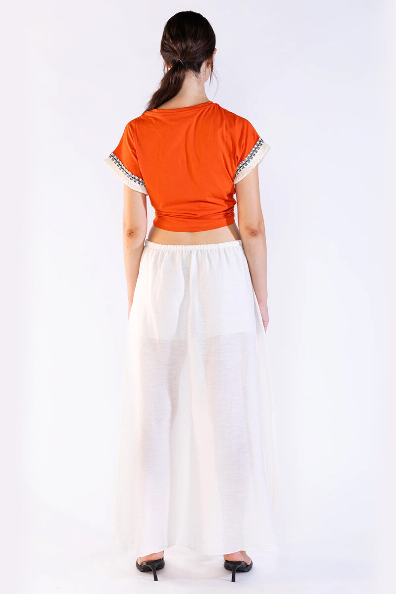 FRINGES TEE Orange